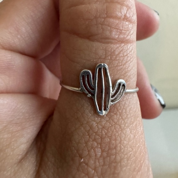 Jewelry - 925 Sterling Silver Cactus Ring